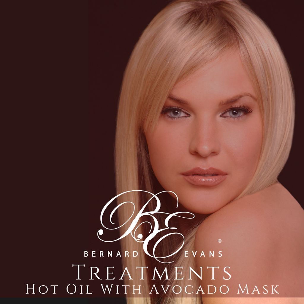 Bernard Evans Celebrity HAIR TREATMENTS - Damaged Hair Types - Hot Oil Treatments with avocado mask (Services starting from $57). Price shown below is deposit to confirm appointment