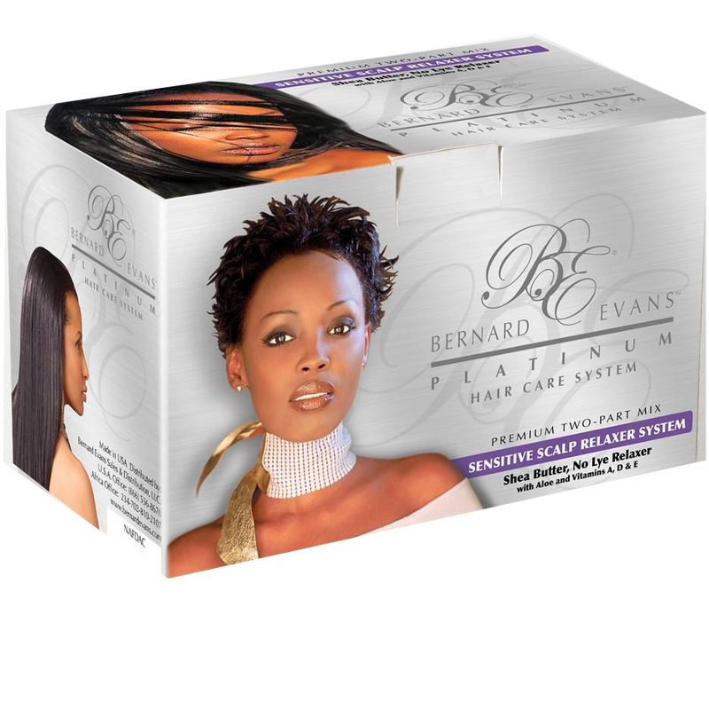 Bernard Evans Platinum Hair Care System - Relaxer (For Sensitive Scalp Formula With Shea Butter)