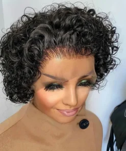 Pixie Cut Short Bob 13x1 Lace Frontal Human Hair Wig