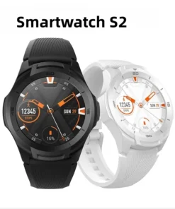 TicSmartwatch S2 Wear OS by Google Smartwatch Built-in GPS 24-Hour Heart Rate Monitor forMen 5ATM IP68 Waterproof forIOS&Android