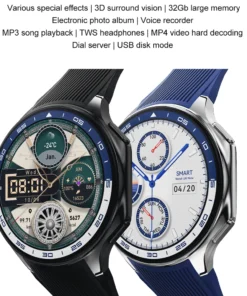 Alternative view of 2024 New For HUAWEI IOS Watch X High-End Business Watch 32G Large Memory Album Smartwatch Men Sports Fitness Waterproof Bracelet