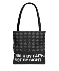Inspirational Tote Bag, Faith-Themed Shopping Bag, Reusable Grocery Tote, Prayer Bag, Motivational Carry-All, Gifts for Believers