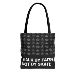 Inspirational Tote Bag, Faith-Themed Shopping Bag, Reusable Grocery Tote, Prayer Bag, Motivational Carry-All, Gifts for Believers