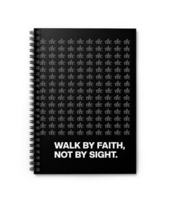 Inspirational Spiral Notebook for Faith-driven Journaling, Faith Journal, Daily Planner, Motivational Notebook, Gift for Believers