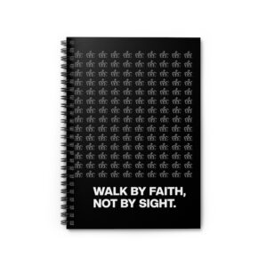 Inspirational Spiral Notebook for Faith-driven Journaling, Faith Journal, Daily Planner, Motivational Notebook, Gift for Believers