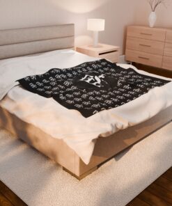 Alternative view of Cozy Velveteen Plush Blanket, Soft Throw for Home Decor, Perfect Gift for Birthdays, Holidays, Relaxation & Movie Nights