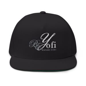 Embroidered Flat Bill Cap - Yofi Design, Stylish Hat, Trendy Accessories, Streetwear, Gift for Him/Her