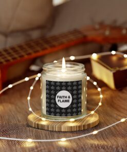 Scented Candles - Faith & Flame, Aromatherapy Gift, Home Decor, Relaxation, Self-Care, Eco-Friendly, Spa Essentials