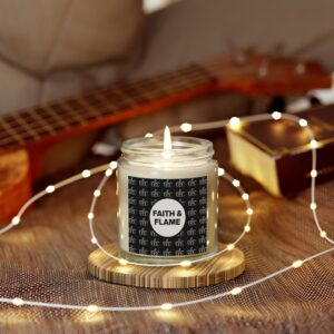 Scented Candles - Faith & Flame, Aromatherapy Gift, Home Decor, Relaxation, Self-Care, Eco-Friendly, Spa Essentials