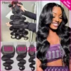 100% Human Hair Body Wave Bundles Raw Hair Extensions Bundles
