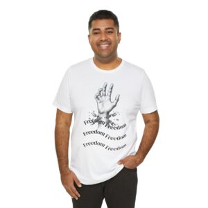 Freedom Hand Graphic Tee | Unisex Shirt, Casual Wear, Gift for Activists, Statement Apparel, Comfortable Tee
