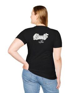 Alternative view of Beauty Unisex Softstyle T-Shirt - Empowering Fashion, Gift for Her, Self-Love Apparel, Everyday Wear, Casual Style