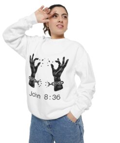 Freedom Hands Sweatshirt, Inspirational Unisex Crewneck, Faith-Based Apparel, Comfortable Everyday Wear, Perfect Gift for Spiritual [...]